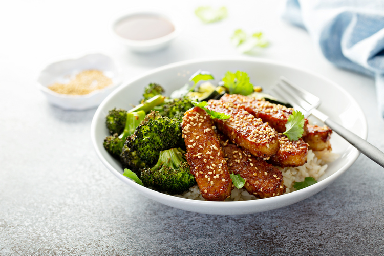 Tempeh sauce teryaki