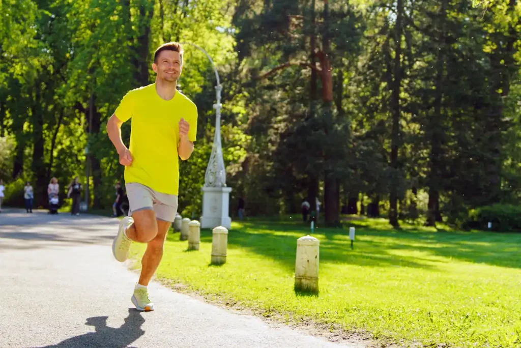 Un homme qui court
