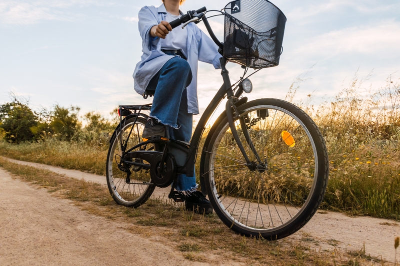 personne qui fait du vélo